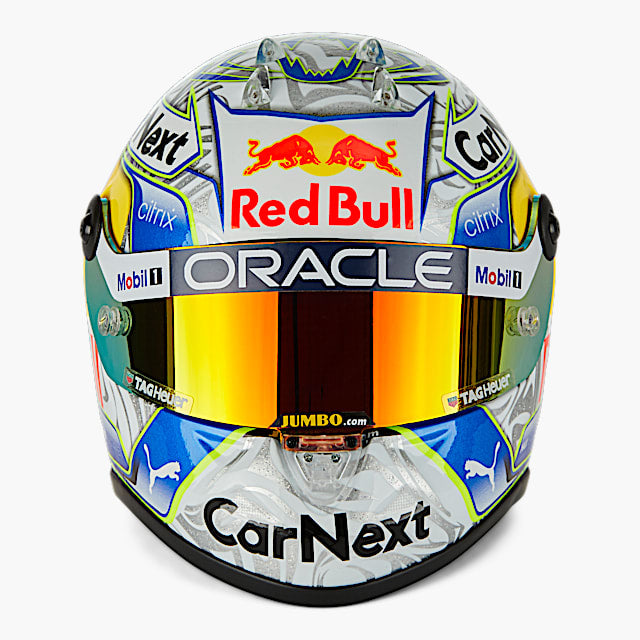 1:2 Rooi bul Max Verstappen Austria GP 2022 Mini Helmet