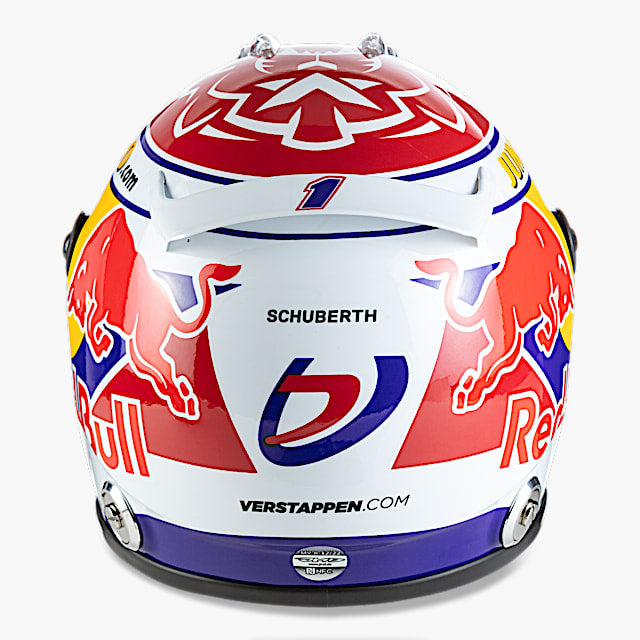 1:2 Rooi bul Max Verstappen Nederlandse GP 2022 Mini Helmet