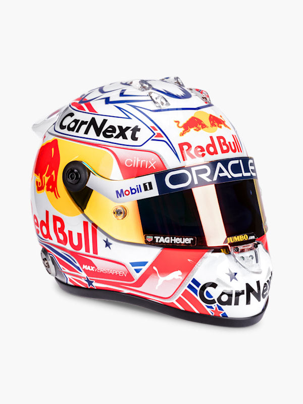 1:2 Red bul Max Verstappen US GP 2022 Mini Helmet