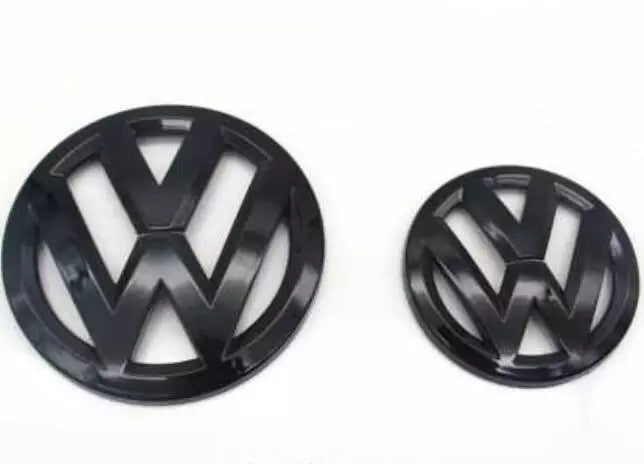 Volkswagen gloss black emblems
