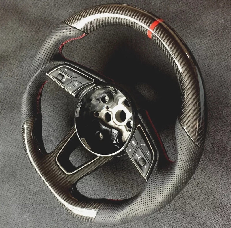 Carbon Fiber Steering Wheel Audi 8v(Airbag cover excl )