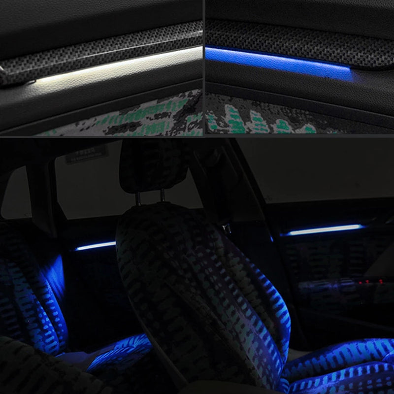 Audi A3 8V 2013-2018 Car Doors Interior LED Decorate Trim Atmosphere Lights