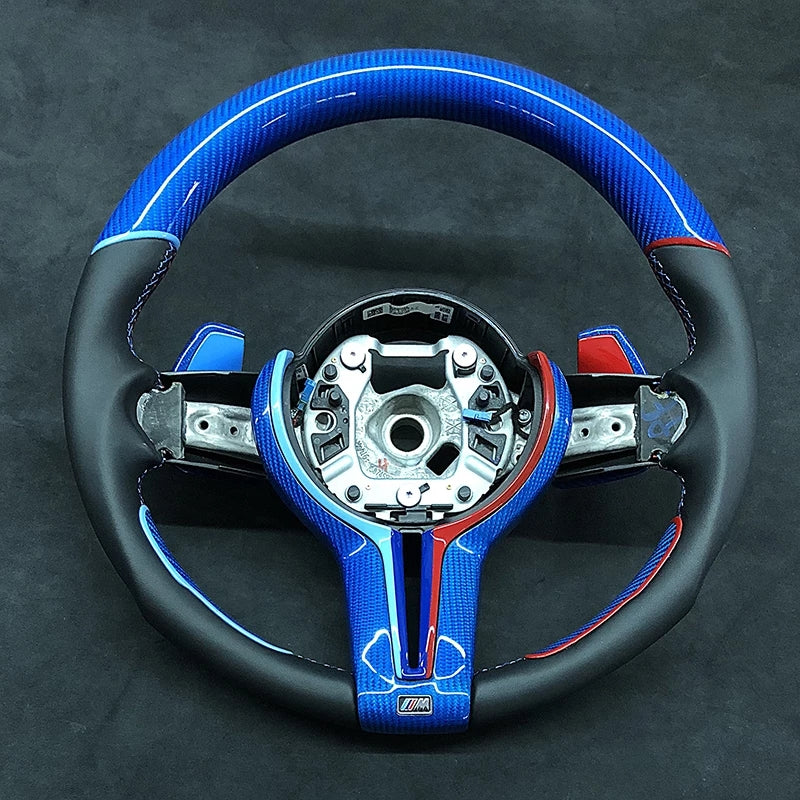 Carbon Fiber Steering Wheel Bmw F30  (Airbag cover excl )