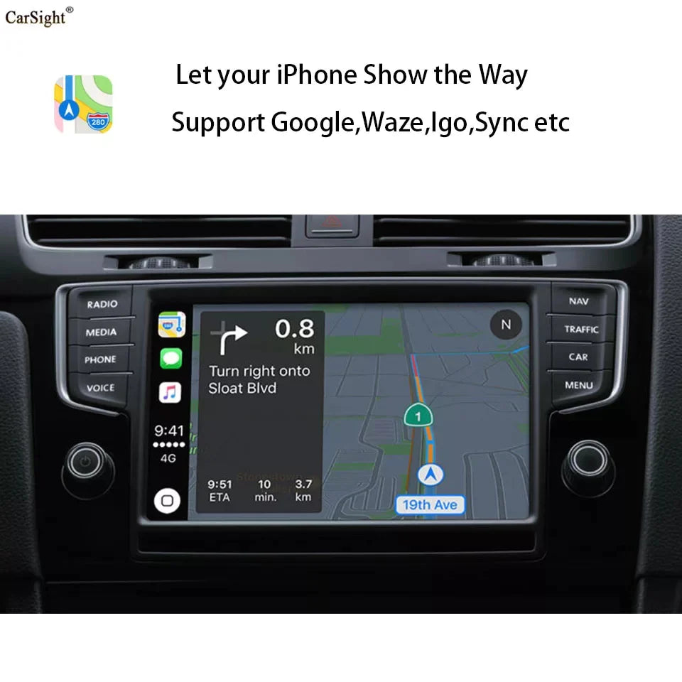 Volkswagen/Audi Andriod Auto en Carplay lisensie sagteware