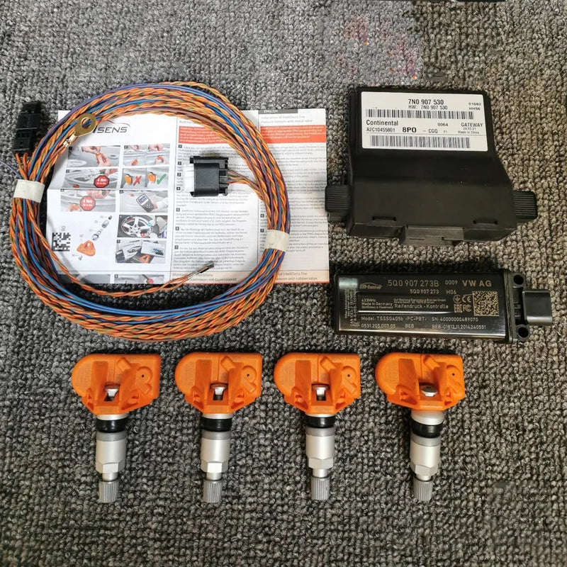 Volkswagen and Audi Pressure Sensor Based TPMS 1 Set