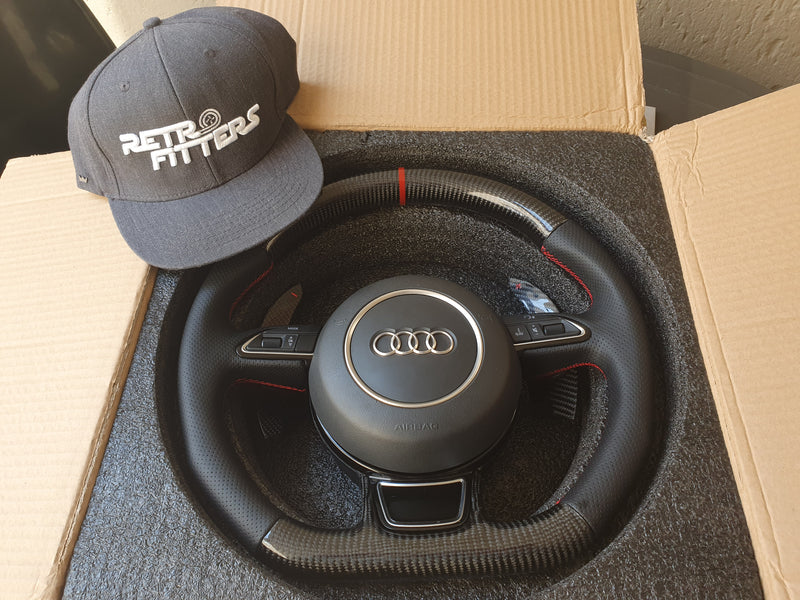 Carbon Fiber Steering Wheel Audi 8v(Airbag cover excl )