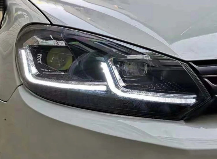 Volkswagen Jetta /Golf MK6 Headlights LED DRL Running lights Bi-Xenon Beam