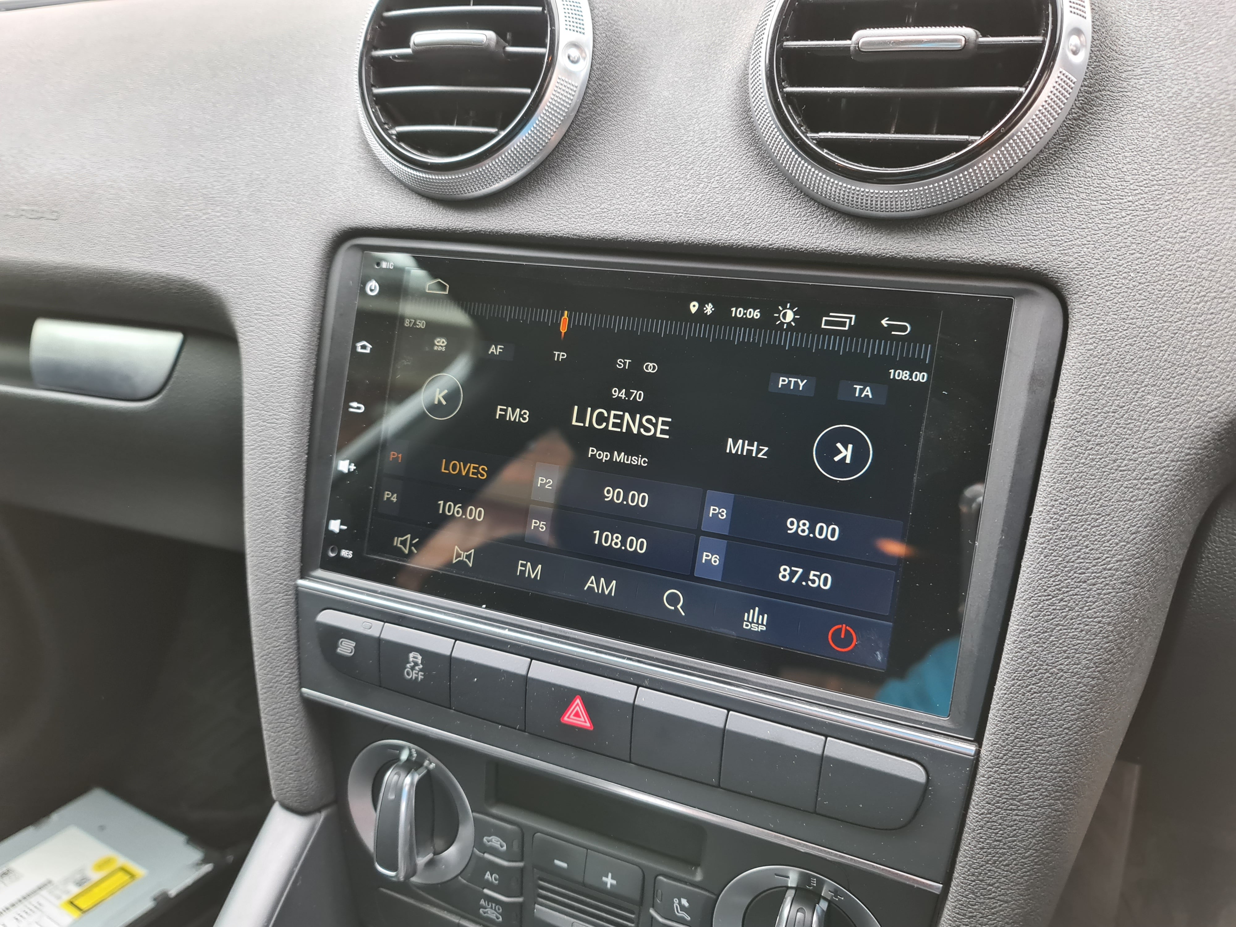 Audi 8p A3 / S3 / RS3 Android  Radio