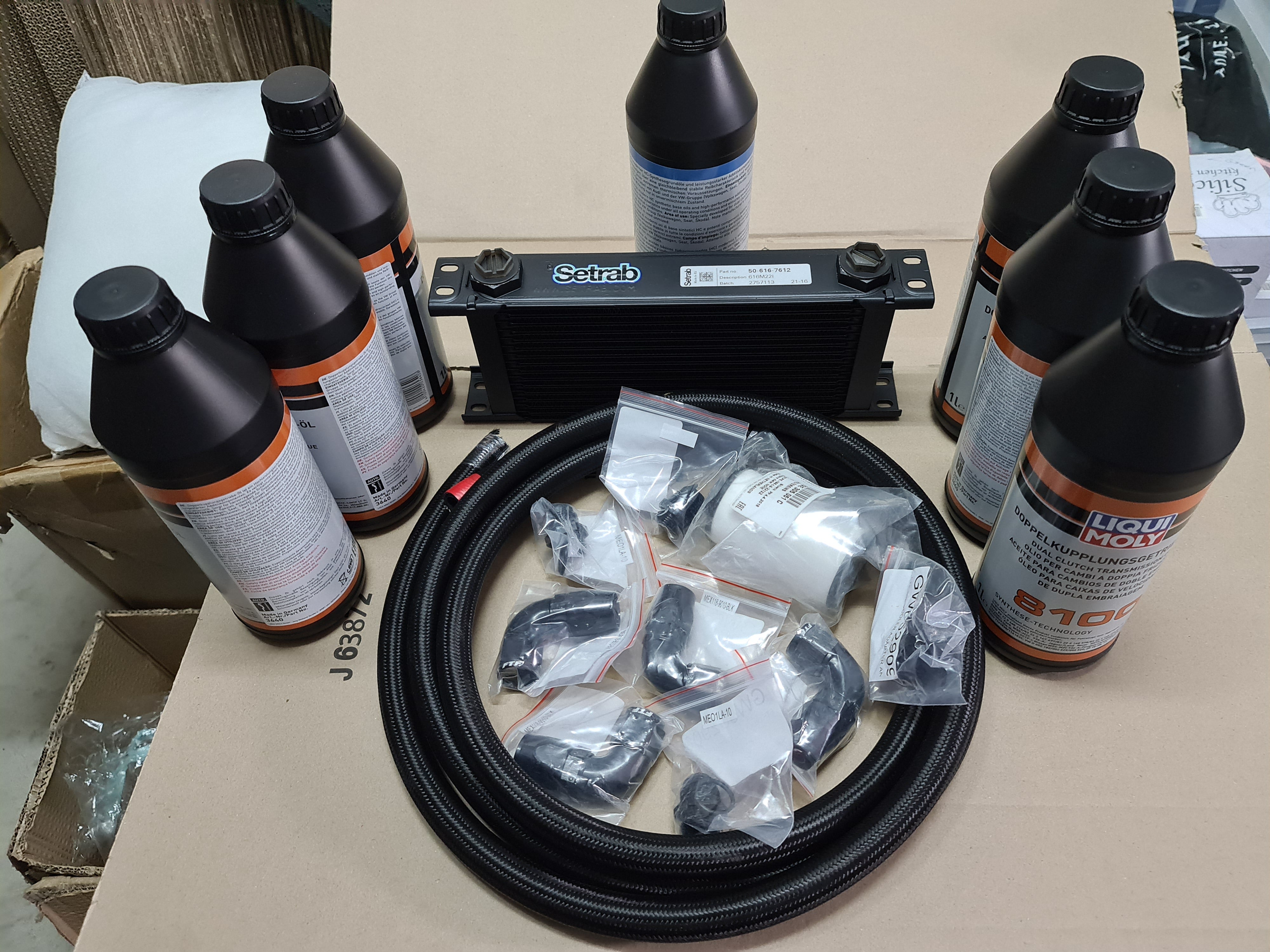 Dq250 oil cooler kit