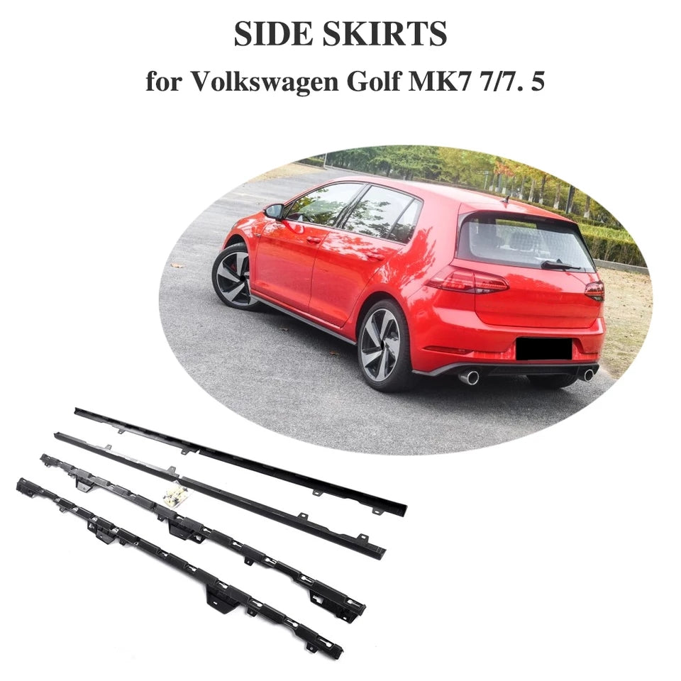 Volkswagen VW GOLF 7 7.5 R R Line side skirts