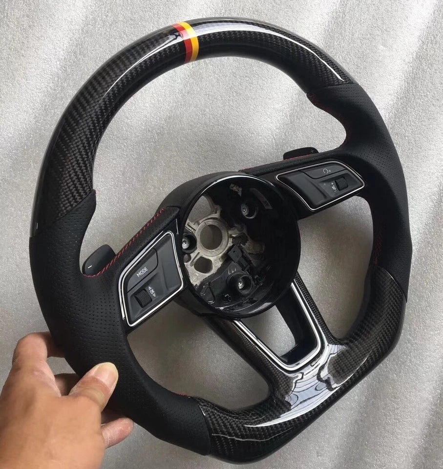 Carbon Fiber Steering Wheel Audi 8v(Airbag cover excl )