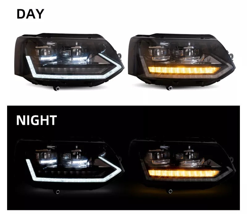 Volkswagen Transporter / Carravelle T5 Headlights