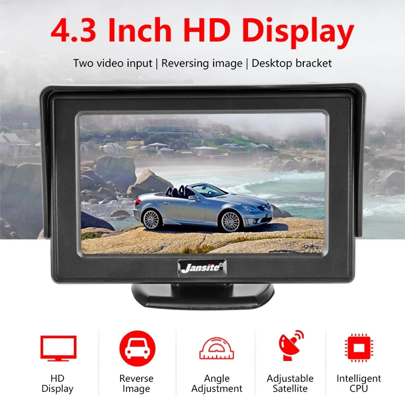 4.3 Inch LCD Car Monitor Display for Reverse Camera