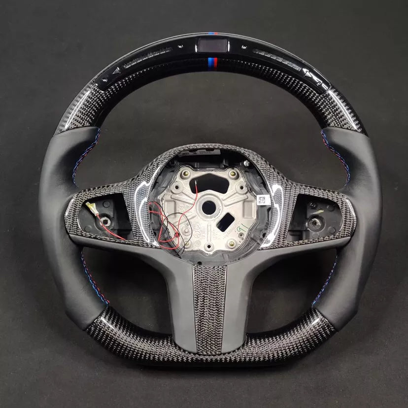 Carbon Fiber Steering Wheel Bmw G20 (Airbag cover excl )