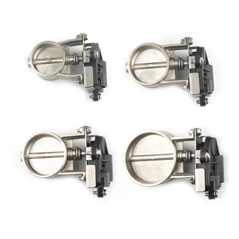 Stainless Steel Electric Exhaust Valve With Fine-tunable Remote Control Electronic Switch Kit