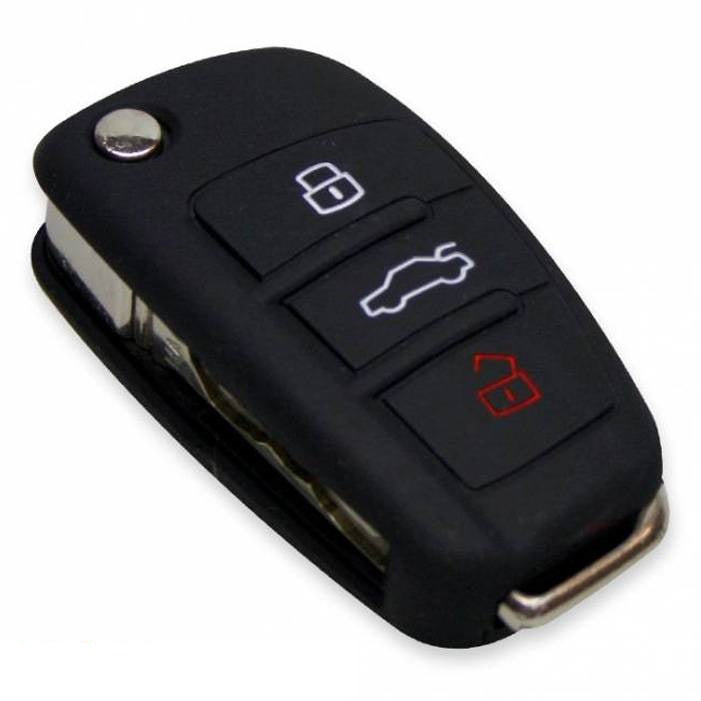 Silicone Car Key Protector - Audi 3 Button