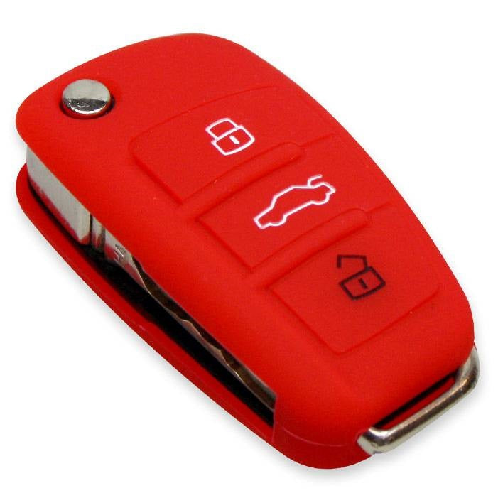 Silicone Car Key Protector - Audi 3 Button