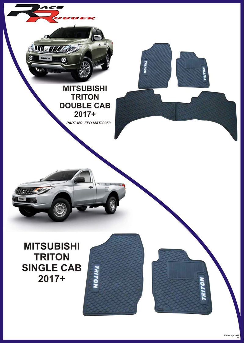 Mitsubishi Triton Heavy Duty Rubber mats
