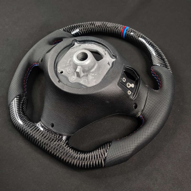 Carbon Fiber Steering Wheel Bmw E90 /E92 (Airbag cover excl )