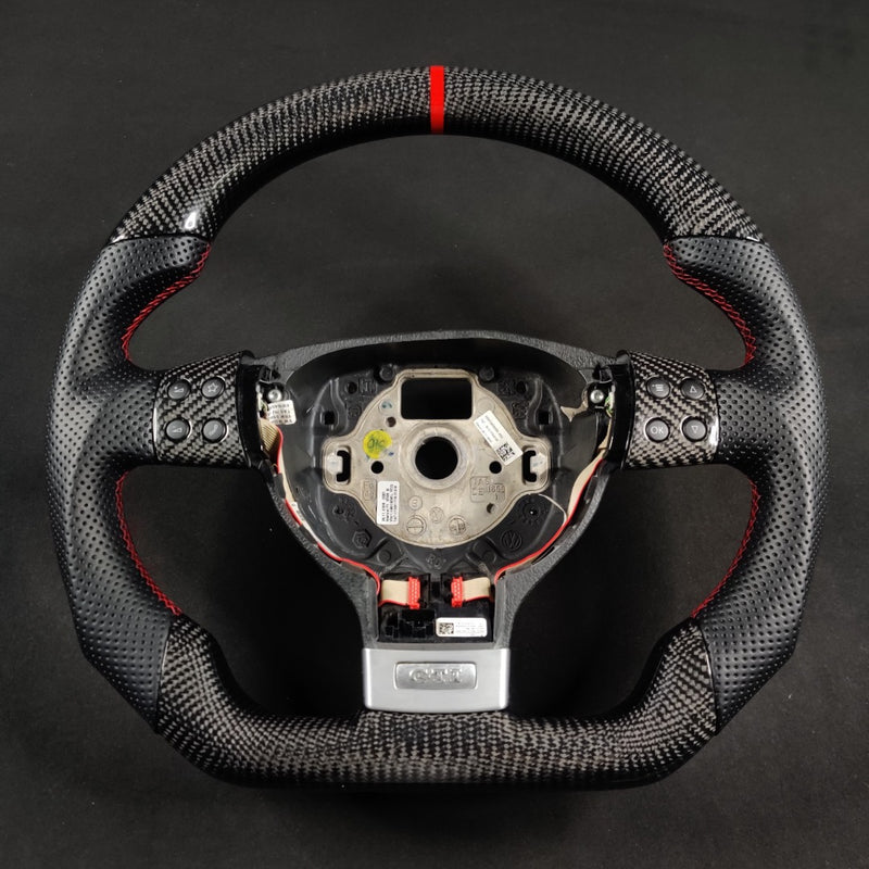 Carbon Fiber Steering Wheel Volkswagen mk5 Gti / R32(Airbag cover excl )