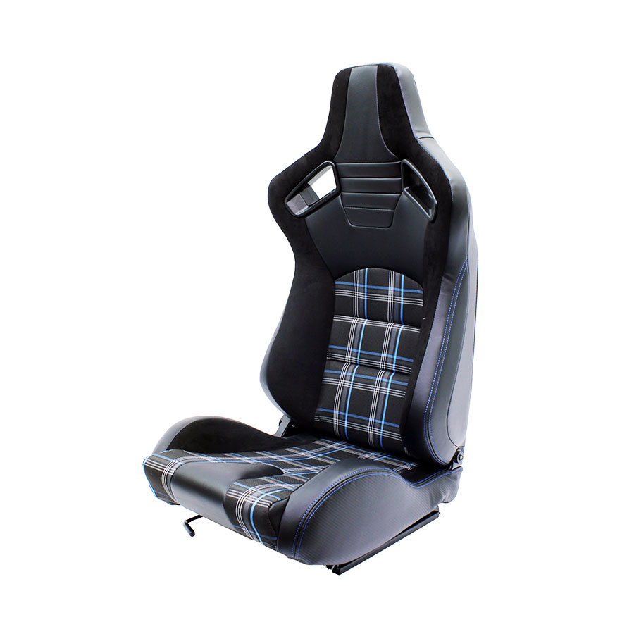 Reclinable racing Seats and rails