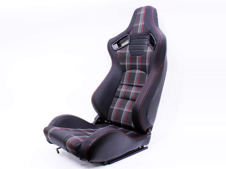 Reclinable racing Seats and rails