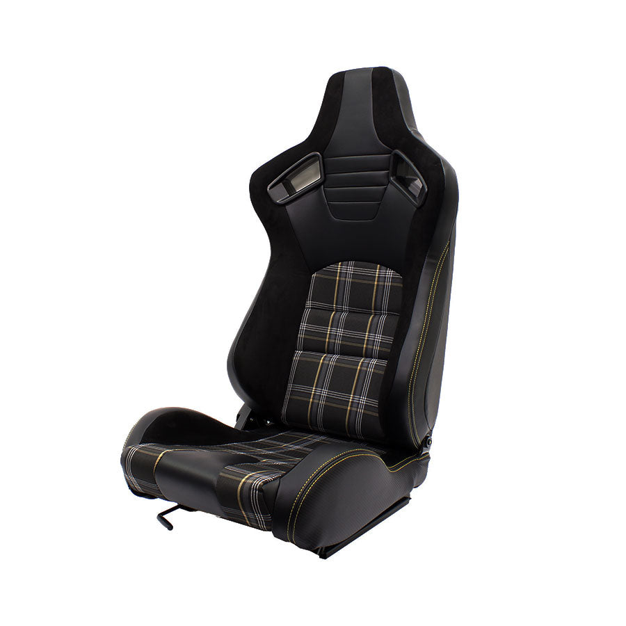 Reclinable racing Seats and rails