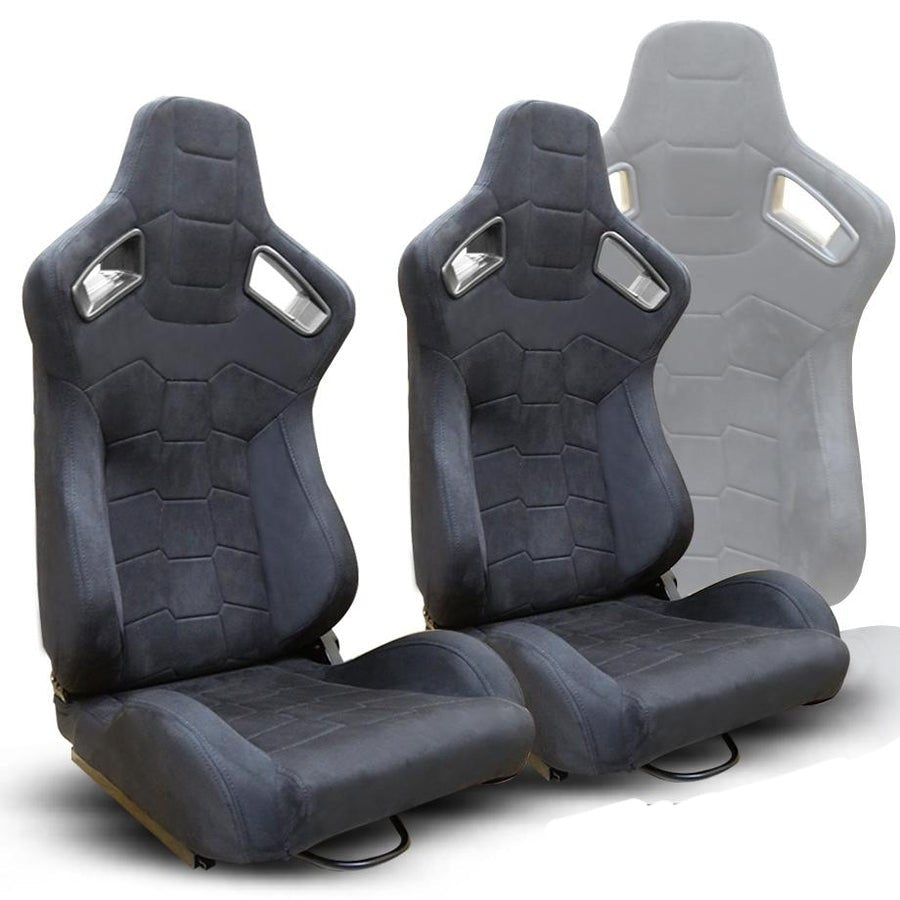 Reclinable racing Seats and rails