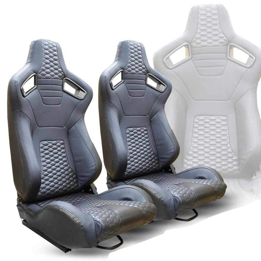 Reclinable racing Seats and rails