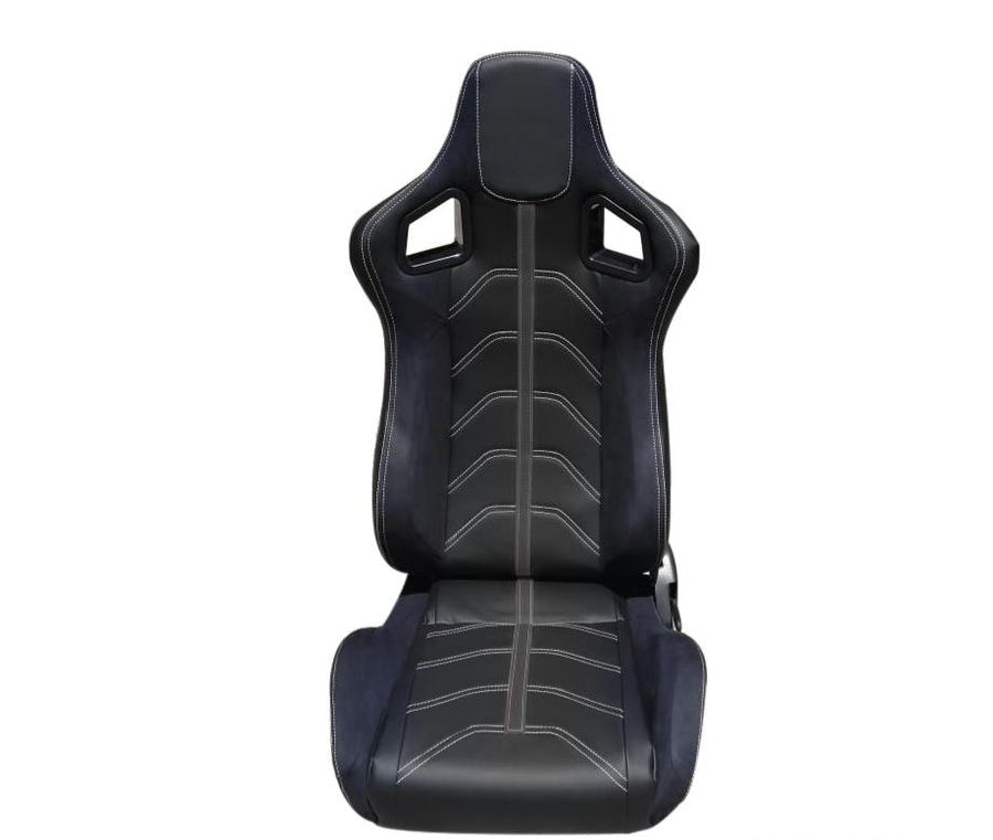 Reclinable racing Seats and rails