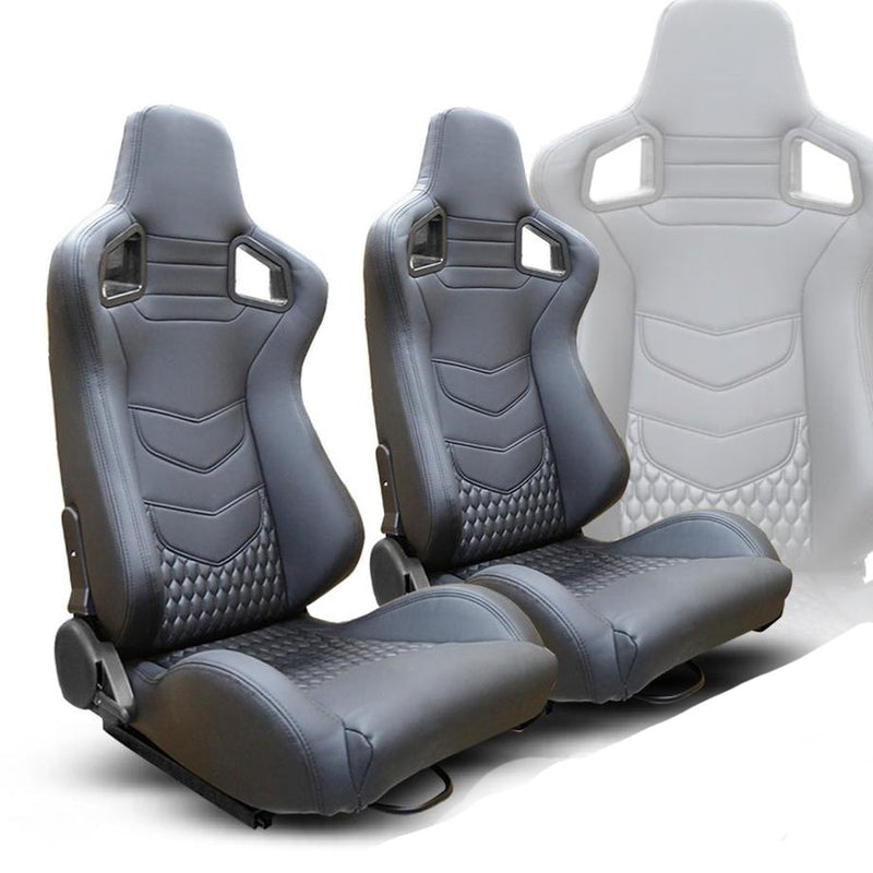 Reclinable racing Seats and rails