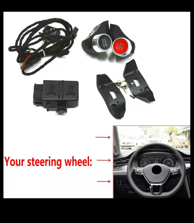 Volkswagen  / Audi MQB Steering Wheel Driving Select Mode TT RS R8 Engine Start Stop Switch Button