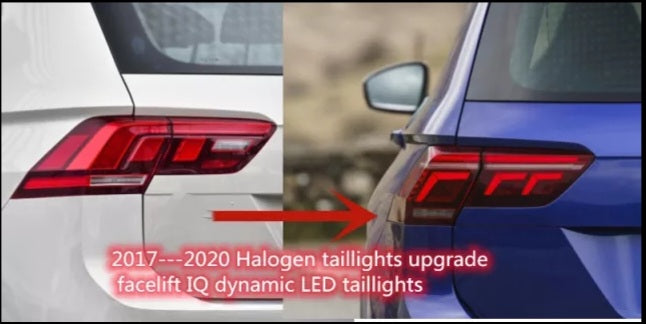 VW Tiguan MK2 2017---2020 Taillight Upgrade, IQ Dynamic LED Taillight