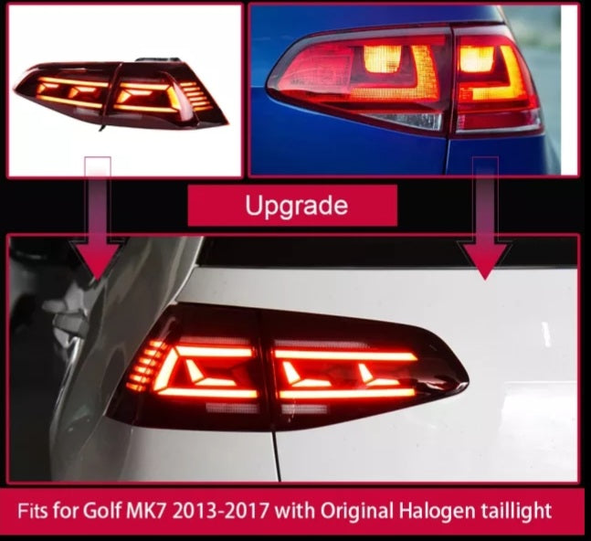Volkswagen Golf MK7 / 7.5 LED Non Oem Tail Lights