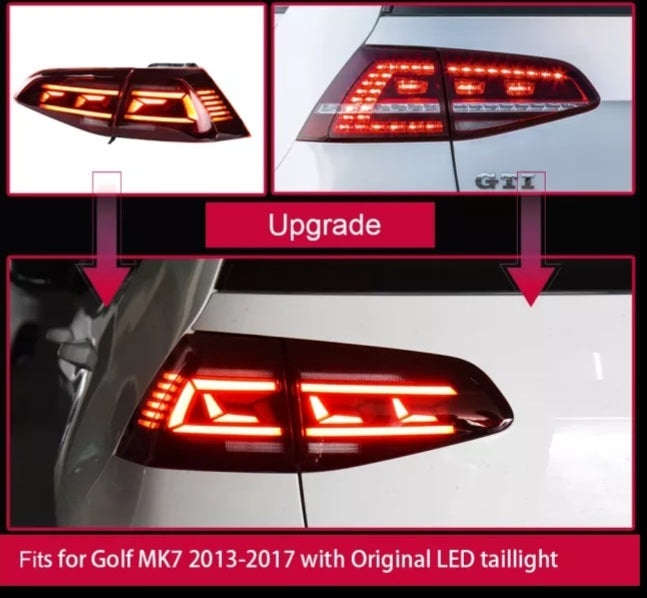 Volkswagen Golf MK7 / 7.5 LED Non Oem Tail Lights
