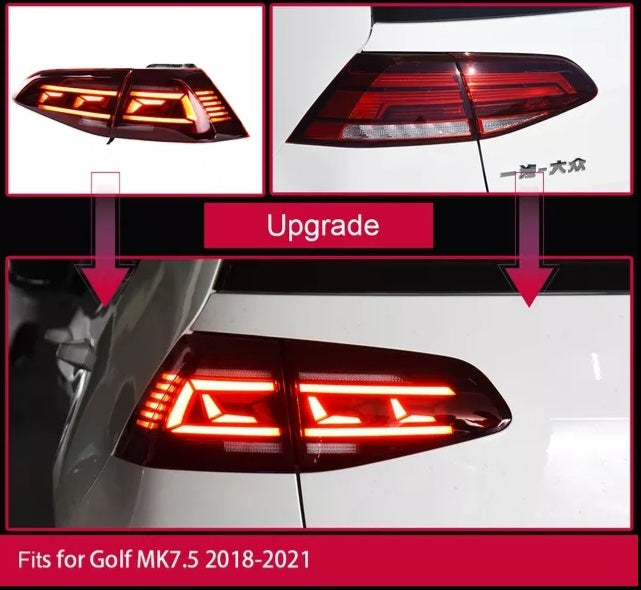 Volkswagen Golf MK7 / 7.5 LED Non Oem Tail Lights