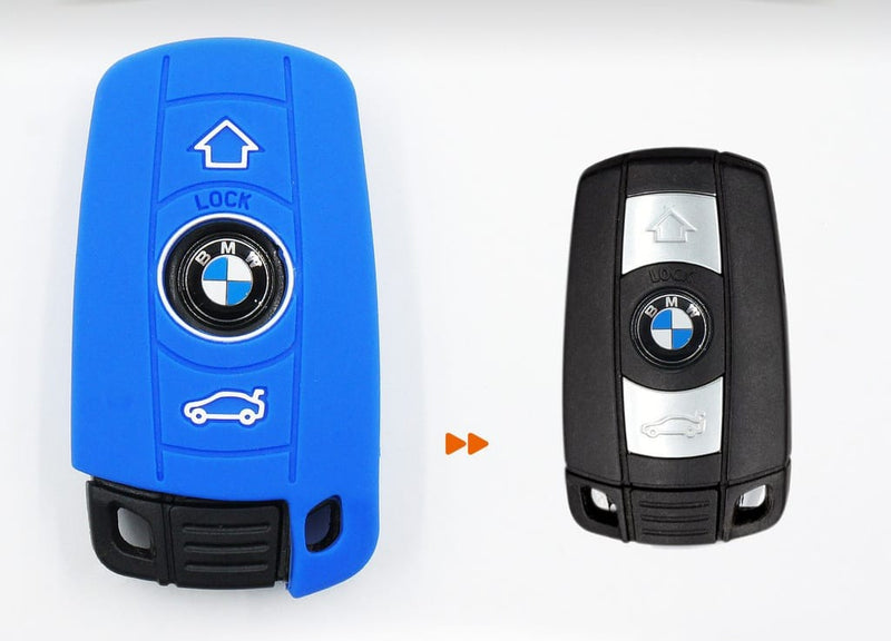 Silicone Car Key Protector - BMW 2 Button for X5